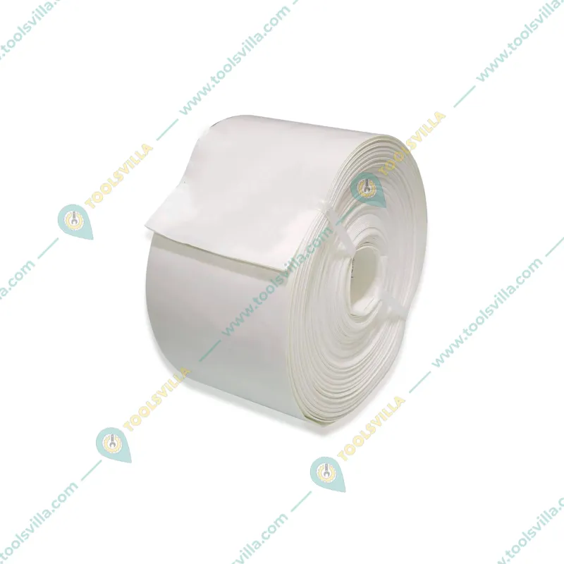 Kamal 3 inch LDPE Laminated Woven Lay Flat Tube Pipe | 100% Virgin Krishi Pasara Agriculture Pipe (White)(Size-60 mtr)