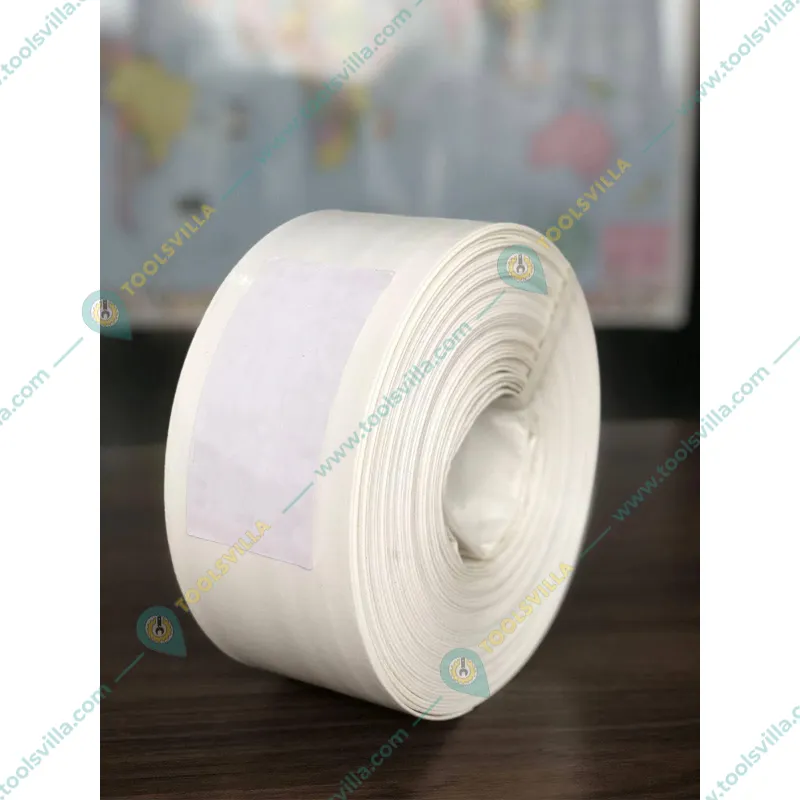 Kamal 3 inch LDPE Laminated Woven Lay Flat Tube Pipe | 100% Virgin Krishi Pasara Agriculture Pipe (White)(Size-60 mtr)