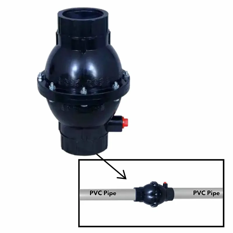 Kamal Agrotech 3 inch Piston type Non Return Valve without Flange for irrigation use