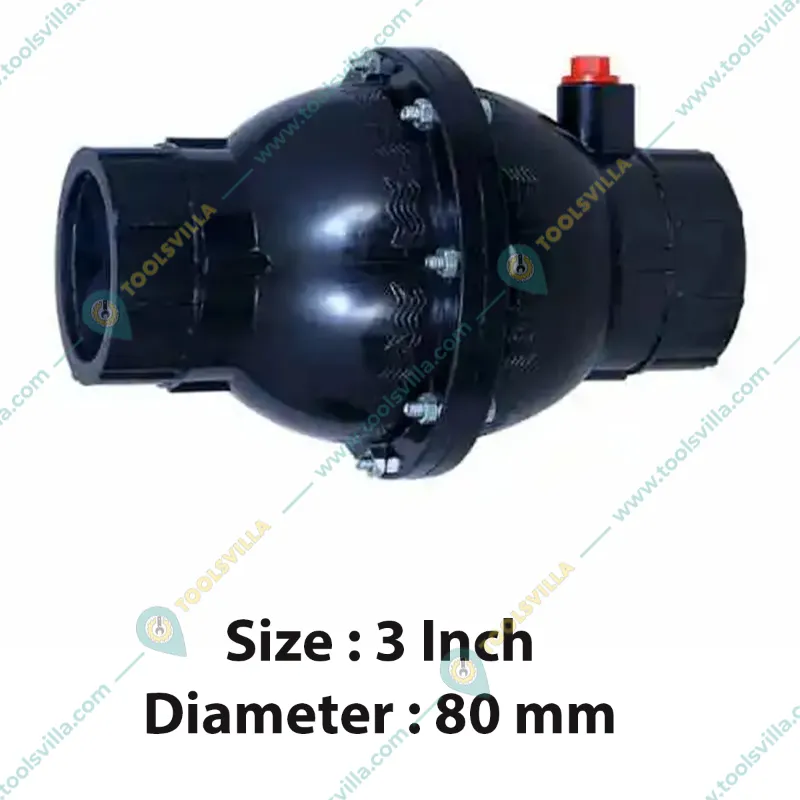 Kamal Agrotech 3 inch Piston type Non Return Valve without Flange for irrigation use