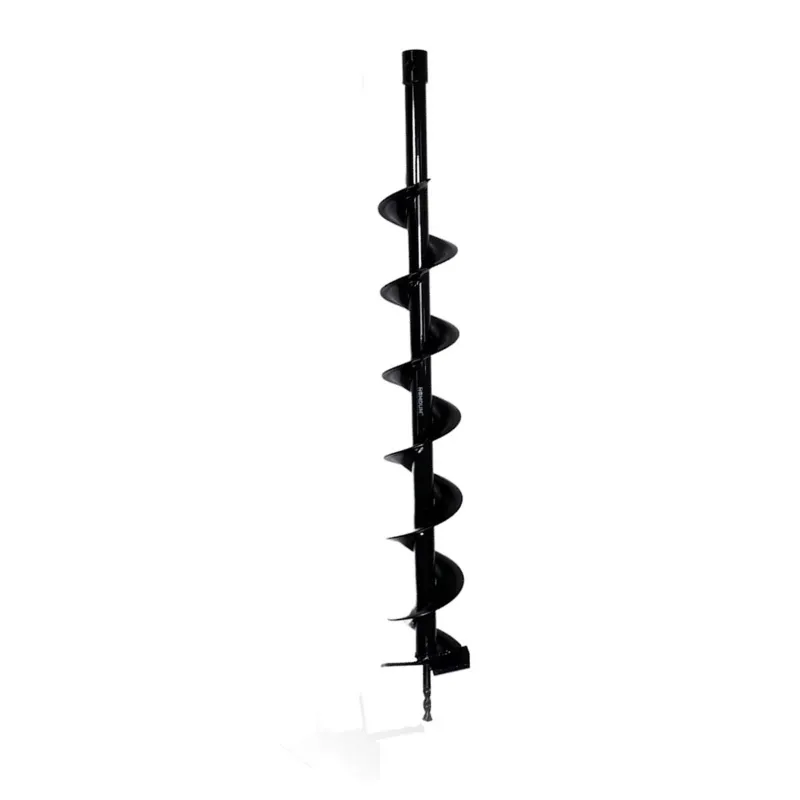 GRAMSTRONG Premium Quality Single Spiral 3 inch, 2.5 feet Petrol Drill Bit For Earth Auger/ Post Hole Digger