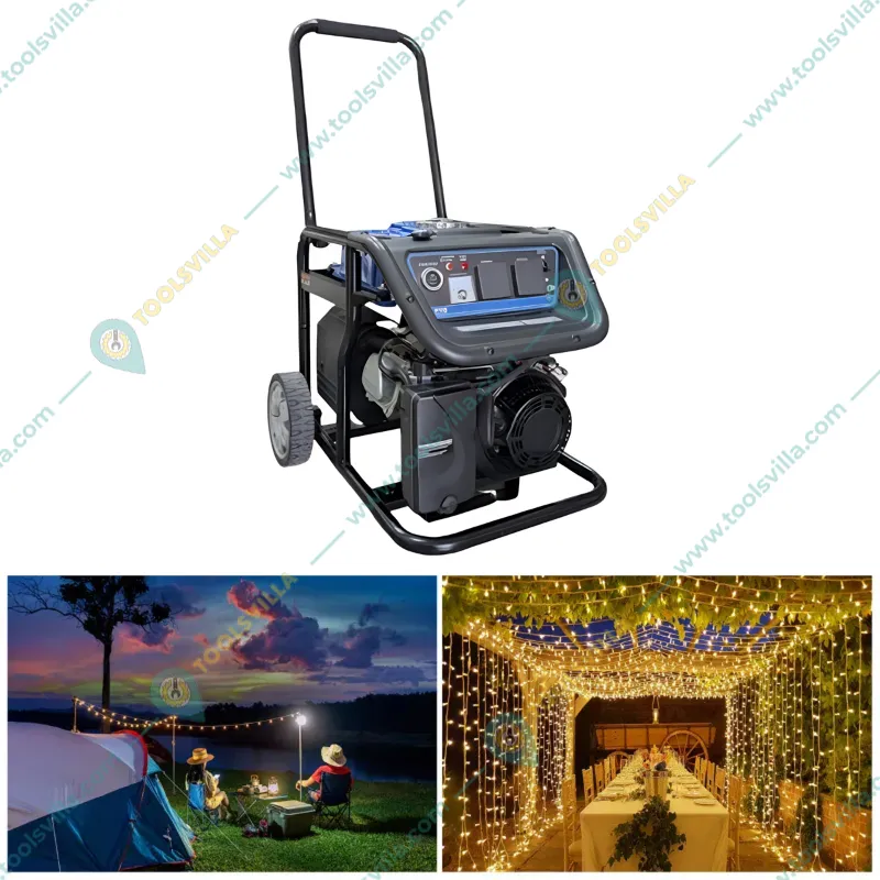 Genergy 3.3 KVA Single Phase Recoil + Self + Remote Start Petrol Generator (GE3700)