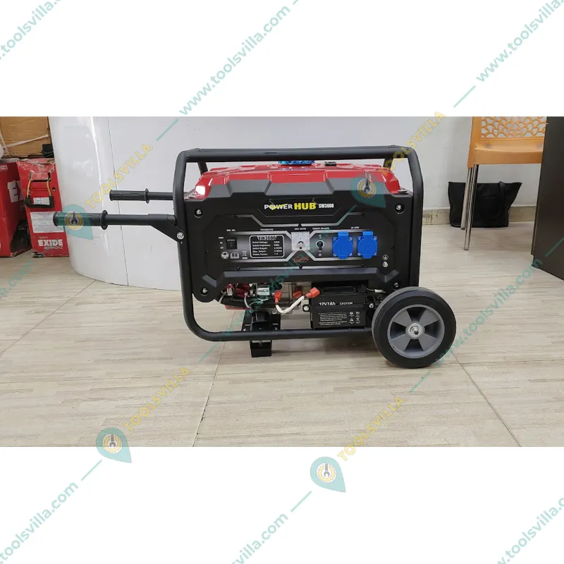Power Hub 3 KVA Single Phase Electric Start Petrol Run Generator(SW3600)