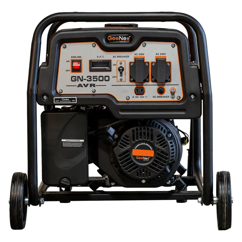 GeeNex 3 KVA Single Phase Recoil Start Petrol Generator with 16L Tank Capacity (GN-3500), 1 Year Warranty