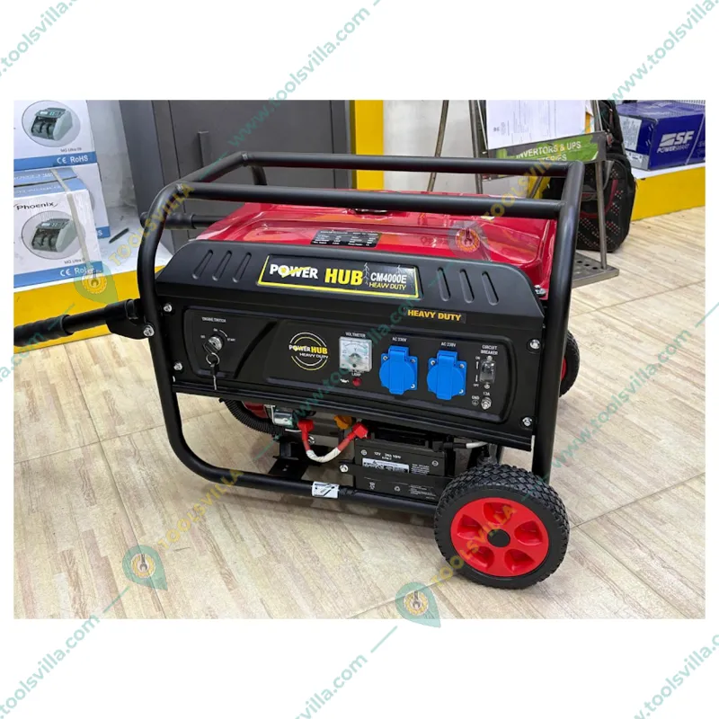 Power Hub 3 KVA  Single Phase Self Start Petrol Generator (CM4000E)