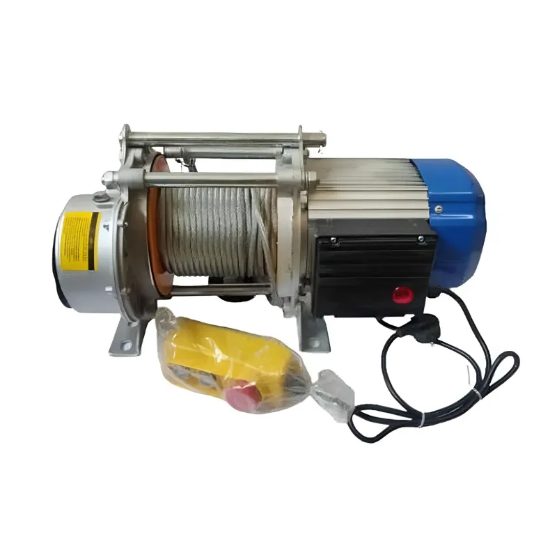 Boltz 1000 KG 4 hp High-Speed  Electric Winch With 8 MM & 30 meter Wire Rope