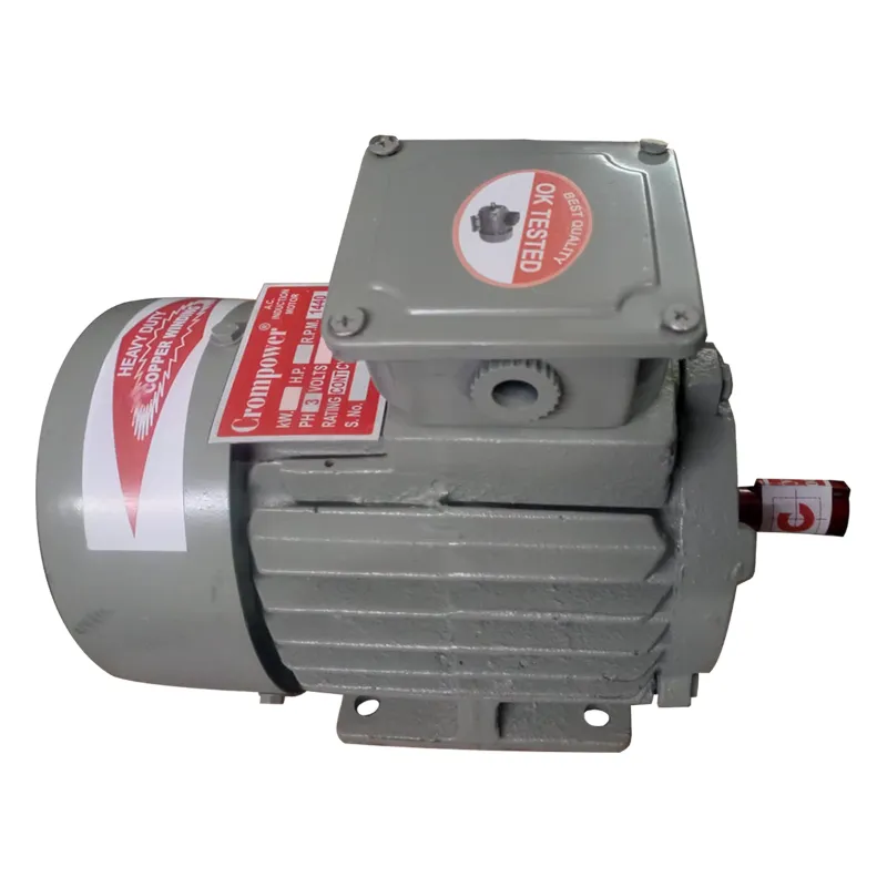 Crompower 3Hp 4 Pole 1440 RPM Three Phase Foot Mounted AC Induction Motor With One Year Warranty