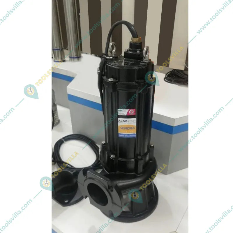 Algo 7.5HP Three Phase SenDra-H Series Waste Water Sewage Pump, 18M Head, 100x25mm - 1 Year Warranty (SD-65/G55 T)