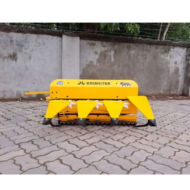 Krishitek 3 Row Reaper Attachment / Crop Harvester Attachment for 5 HP to 9 HP Power Tiller 