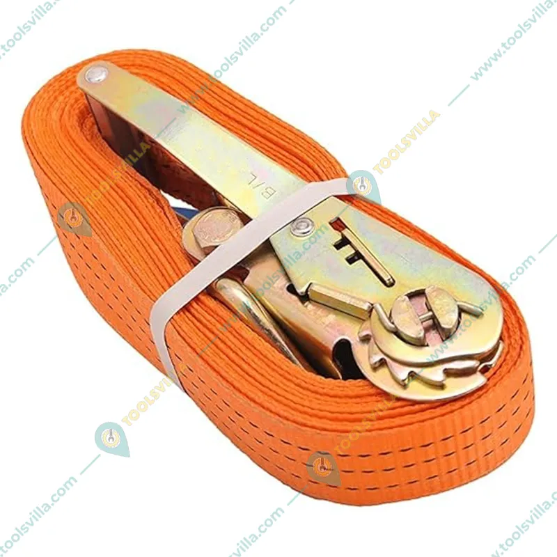 Safelift 3 ton 10 meter Ratchet Cargo Lashing Belt/Strap ,50mm Thickness Designed For Heavy-Duty Applications