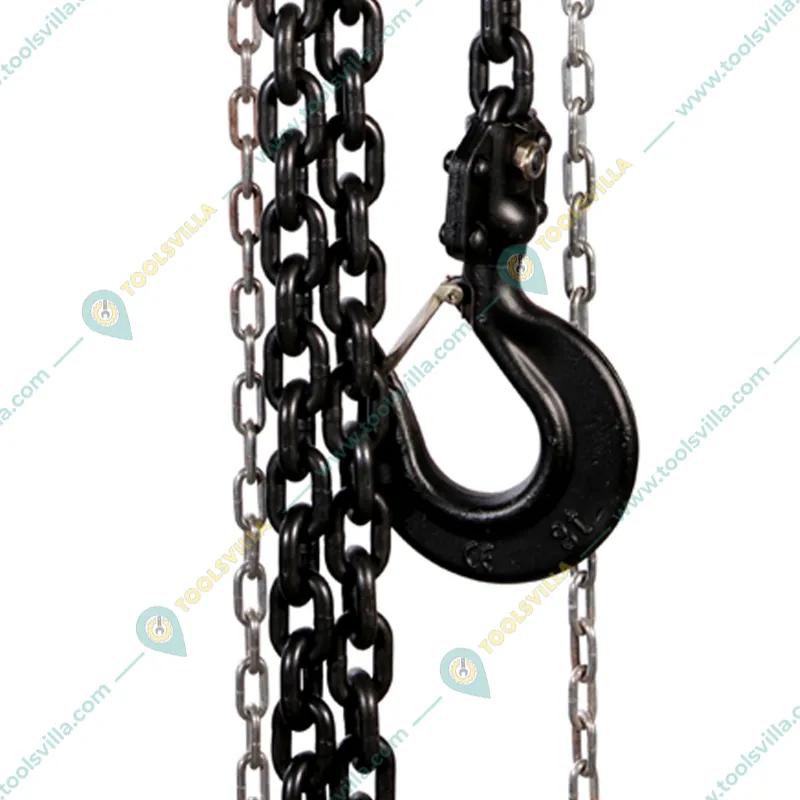 Steeledge (302) M3 3 Ton Double Fall Manual Chain Pulley Block With 3m Load Chain, 3m Hand Chain - 1 Year Warranty