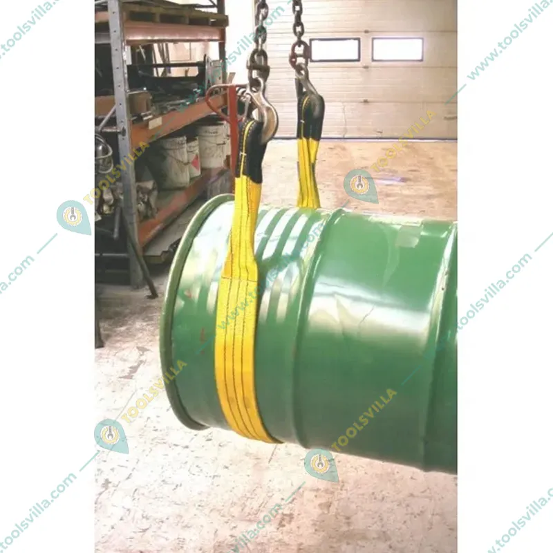 Polystud 3 Ton 6 Meter Polyester Material Web Sling With Double Layer, 75 mm Width