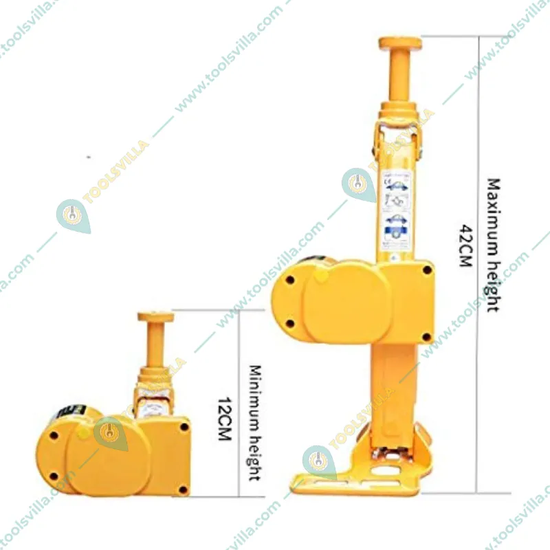 VOLTZ 3 Ton 12 V Automatic Scissor Jack Set Emergency Wheel Change for Sedans SUV (TY42)