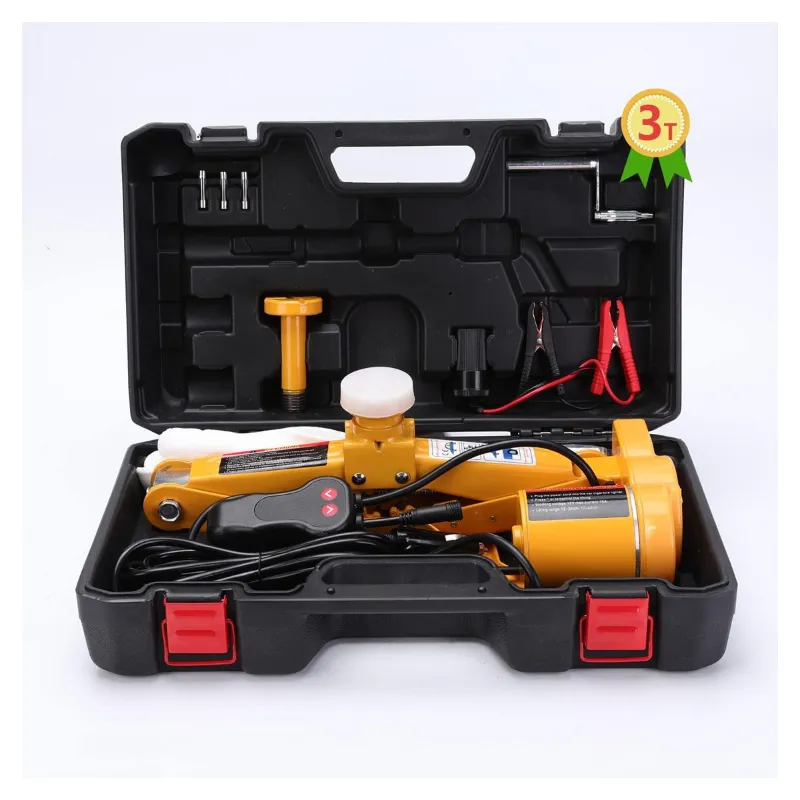 Janvitha 3 Ton 12 V  Automatic Scissor Lift Jack With Kit For Tire Change & Replacement (Warranty- 1 Year)