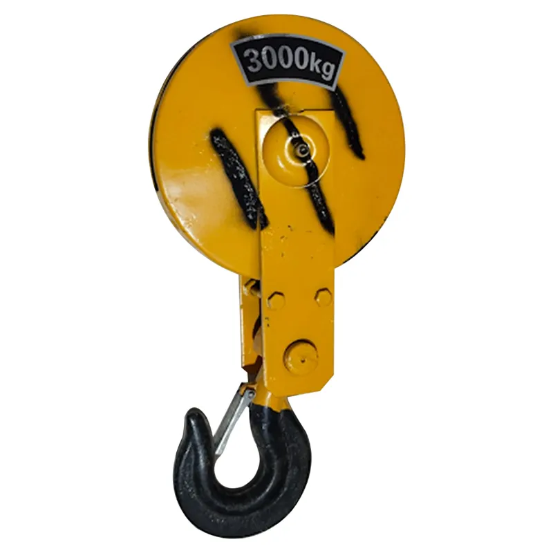 4G 3 Ton Load Capacity Pulley With Latch For CD1 Electric Wire Rope Hoist