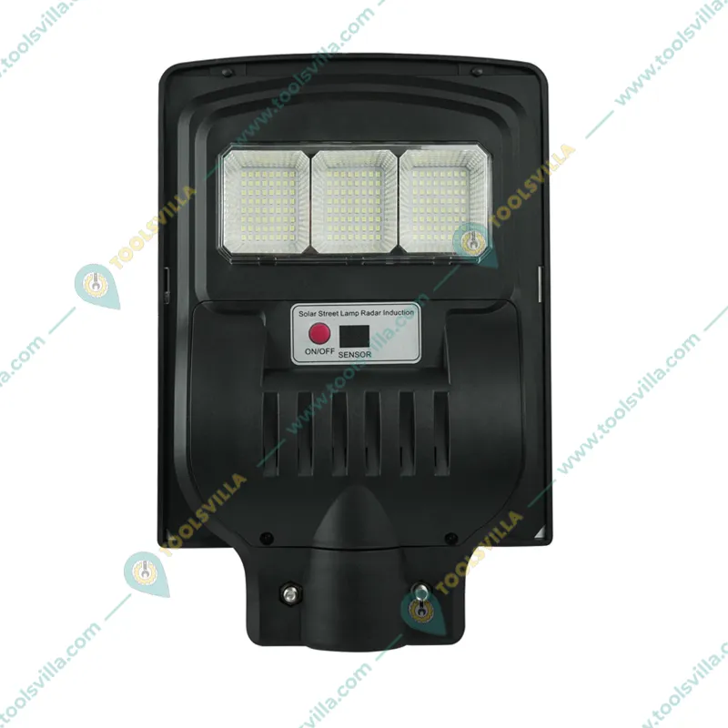 Gramstrong Solar Street Light of 3 Window 192 LEDs, 5V Solar Panel and 3.2V Battery with Smart Sensor for Park, Footpath