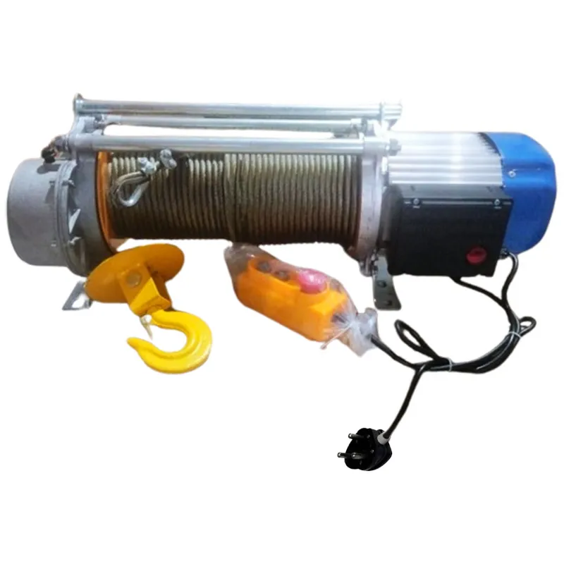 4G 1500 KG 4.0 KW KCD Electric Winch With 8 MM & 70 Meter Wire Rope
