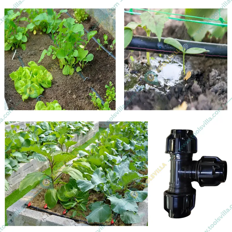 40 mm Comp Tee (Three Cap) for Irrigation (Pack of 5 Pcs)