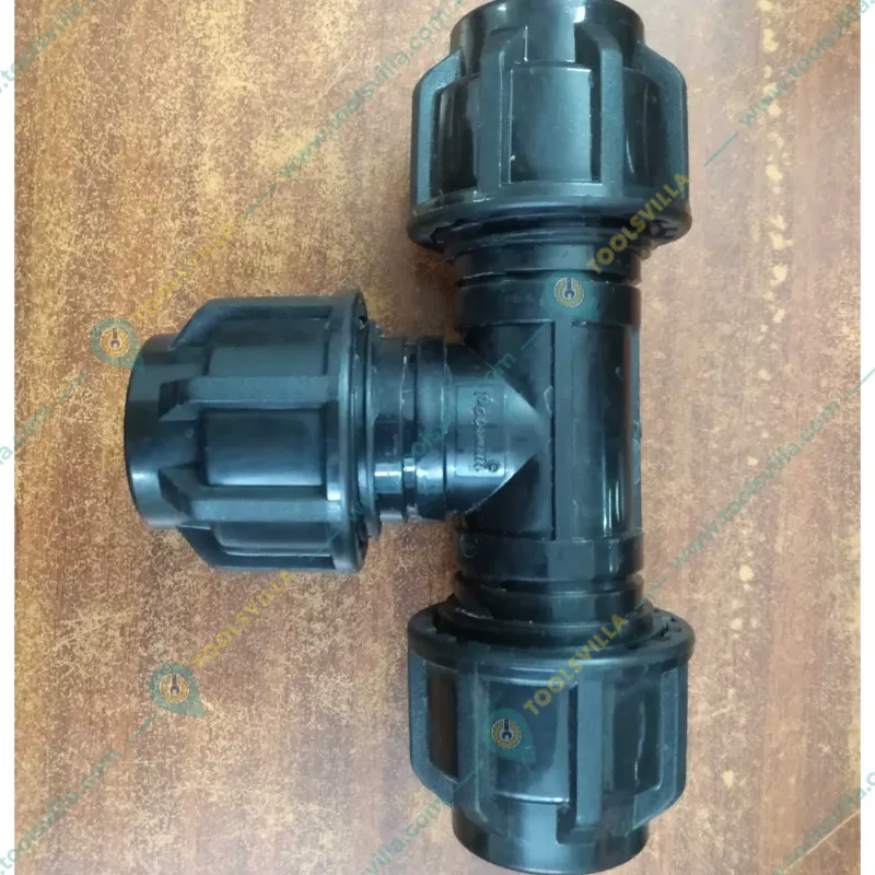 40 mm Comp Tee (Three Cap) for Irrigation (Pack of 5 Pcs)
