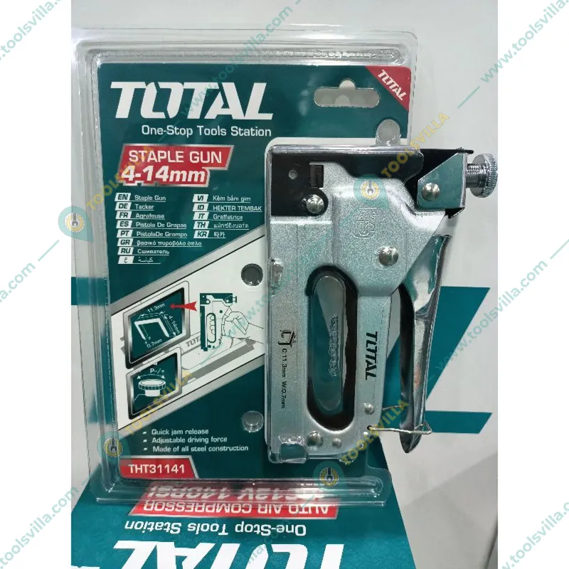 Total 4 – 14mm Iron Staple Gun (THT31141)