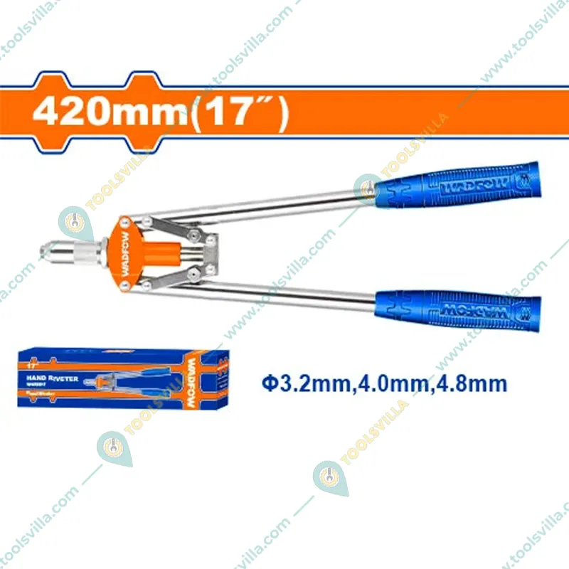 Wadfow 420mm Steel & Aluminium Hand Riveter (WHR3517)