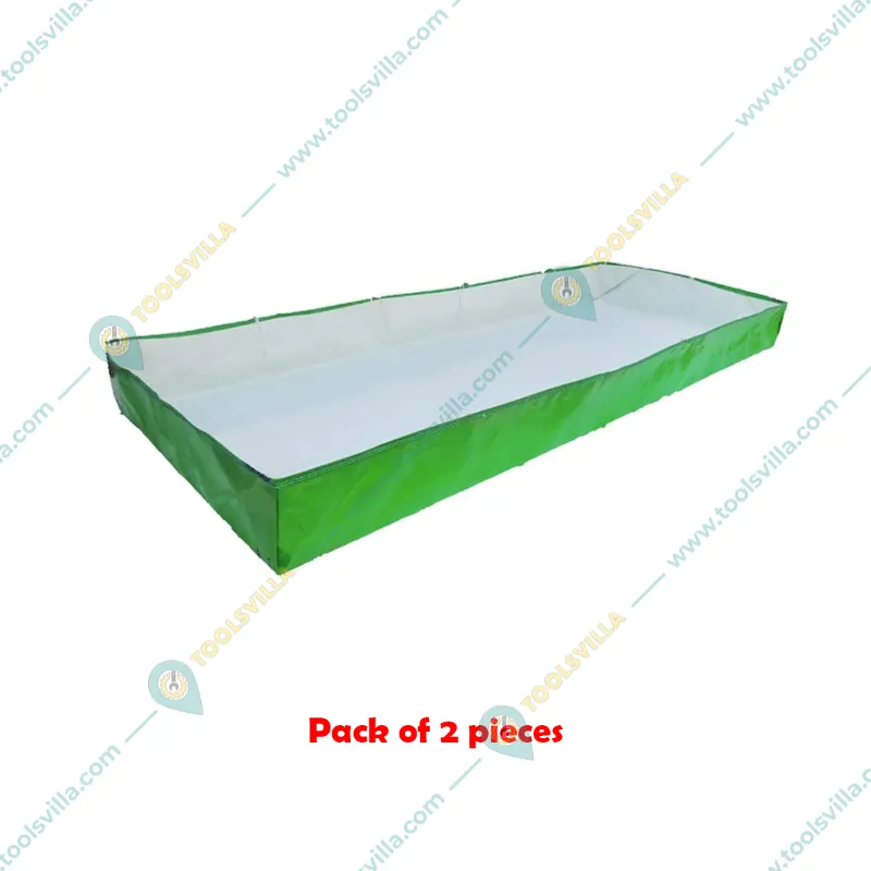 Shiv Biotech 450 GSM HDPE Reusable Azolla Growing Bed (Pack of 2 pieces)(Size-2 x 2 x 1 feet)