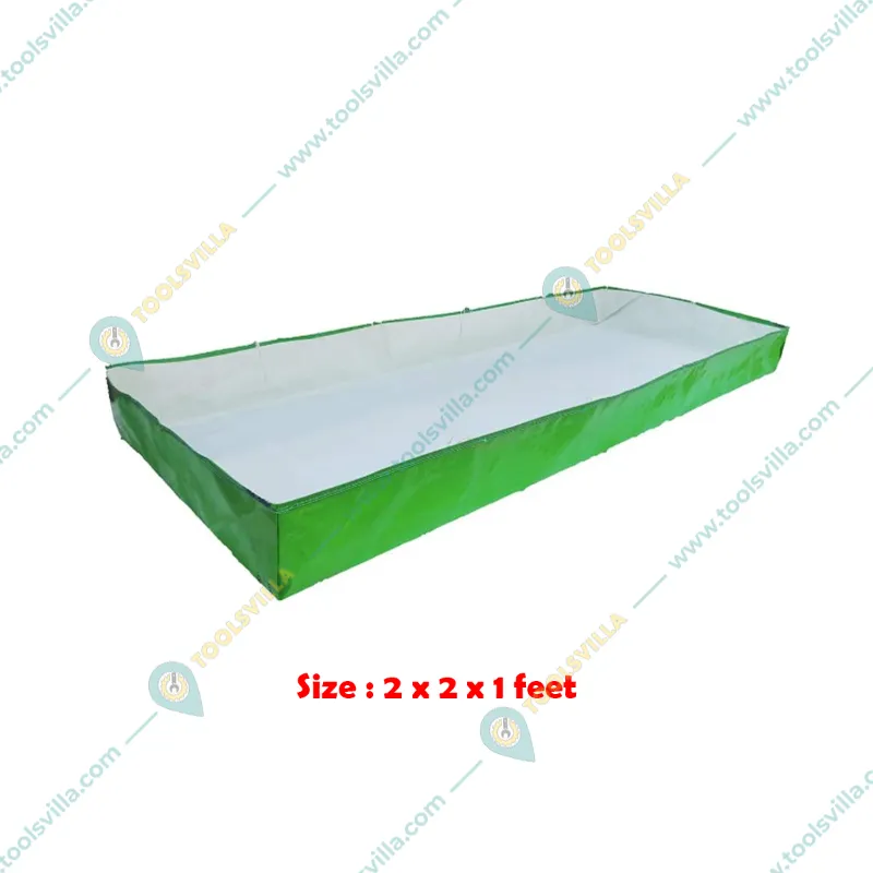 Shiv Biotech 450 GSM HDPE Reusable Azolla Growing Bed (Pack of 2 pieces)(Size-2 x 2 x 1 feet)