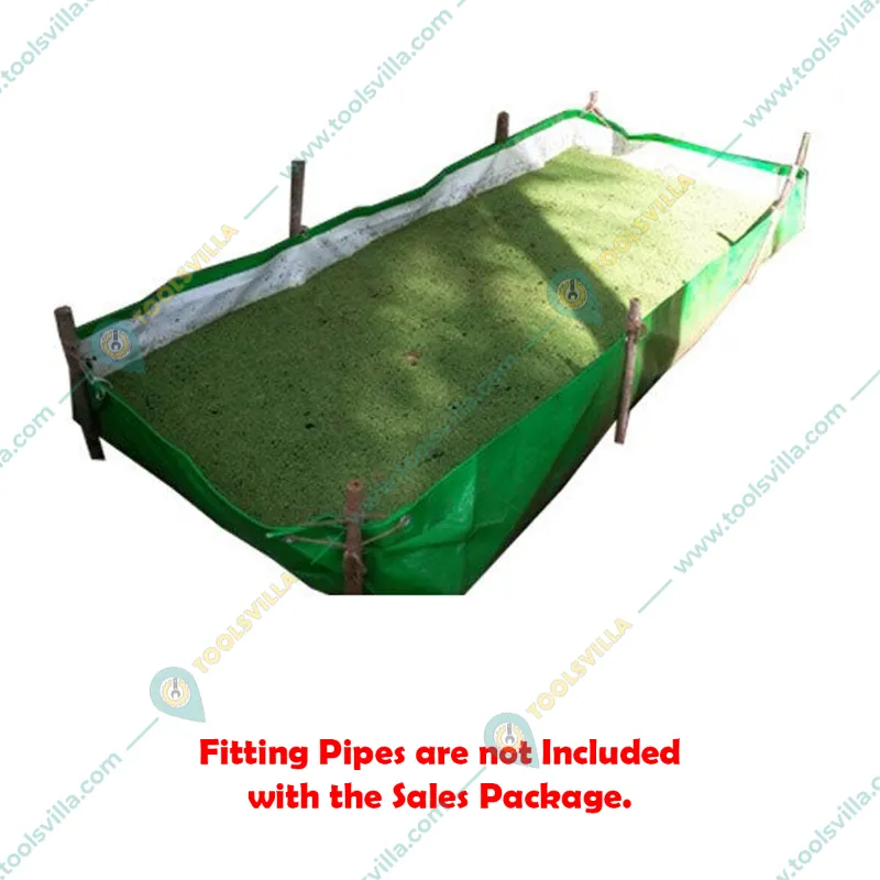 Shiv Biotech 450 GSM HDPE Reusable Azolla Growing Bed (Pack of 2 pieces)(Size-2 x 2 x 1 feet)