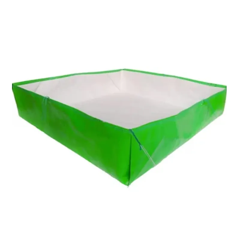 Shiv Biotech 450 GSM UV Treated Reusable 2 x 2 x 0.5 feet HDPE Azolla/Vermicompost Bag/Grow Bag | Heat Stitched
