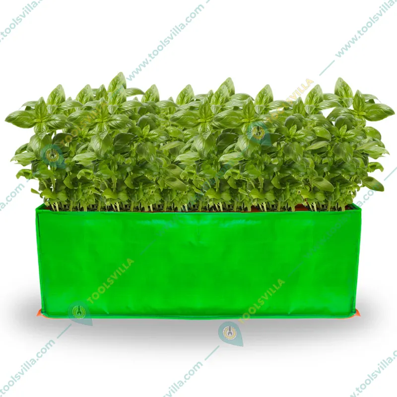 Shiv Biotech 450 GSM UV Treated Reusable 4 x 2 x 1 feet HDPEAzolla/Vermicompost Bag/Grow Bag | Heat Stitched