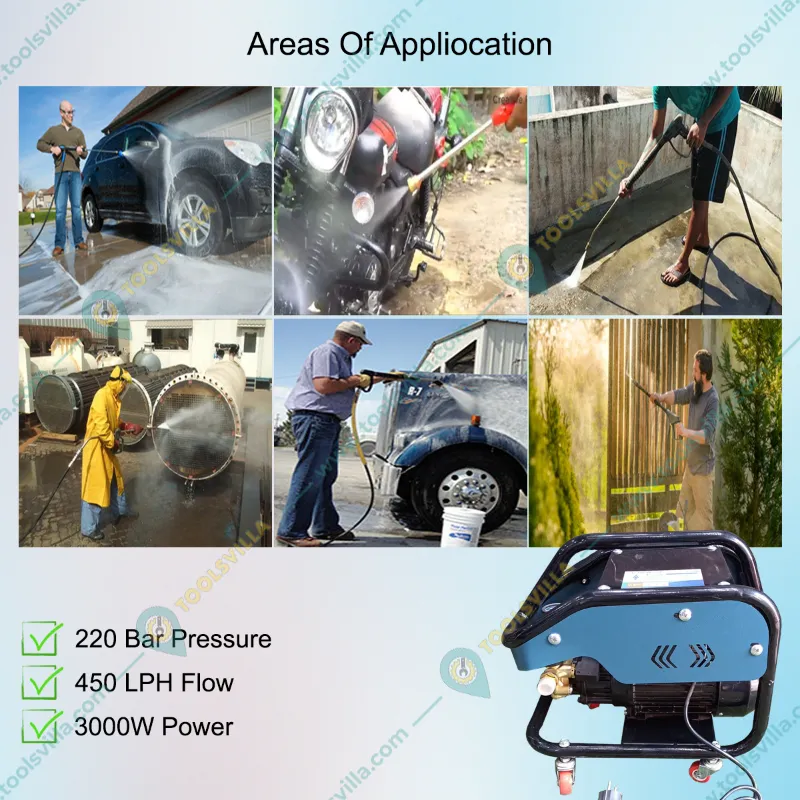 SPEAR 220 Bar 3000W Pressure Washer With All Required Accessories (SP-HPW220)