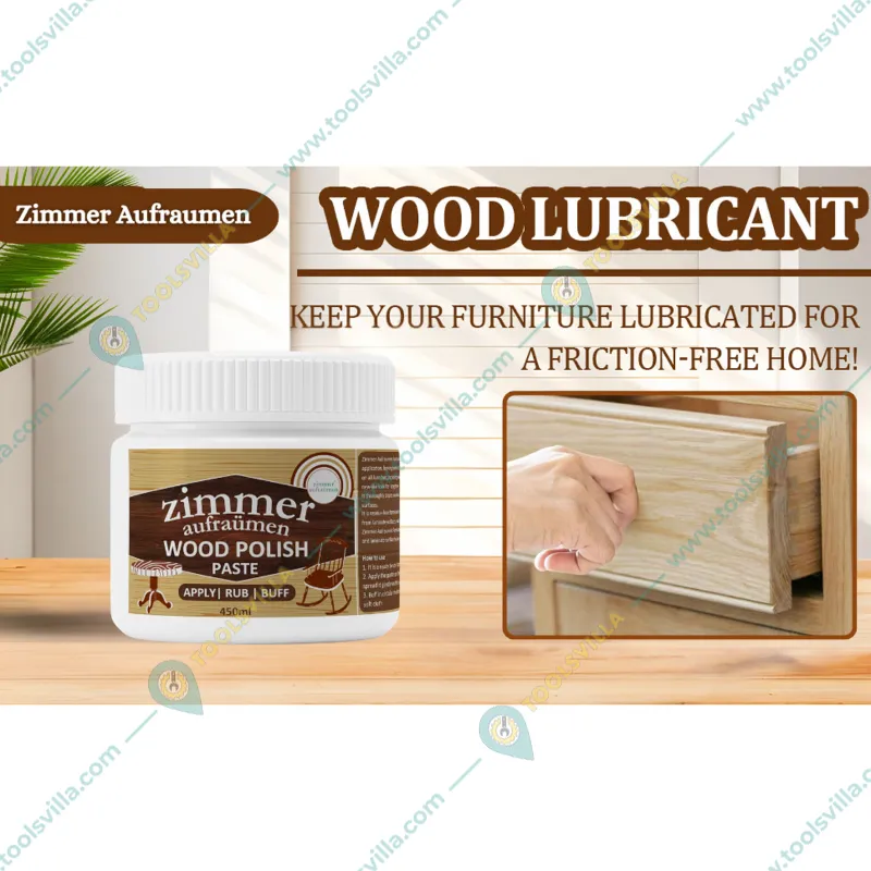 Zimmer Aufraumen (450 ml x 2 Pcs) Wood Polish Paste