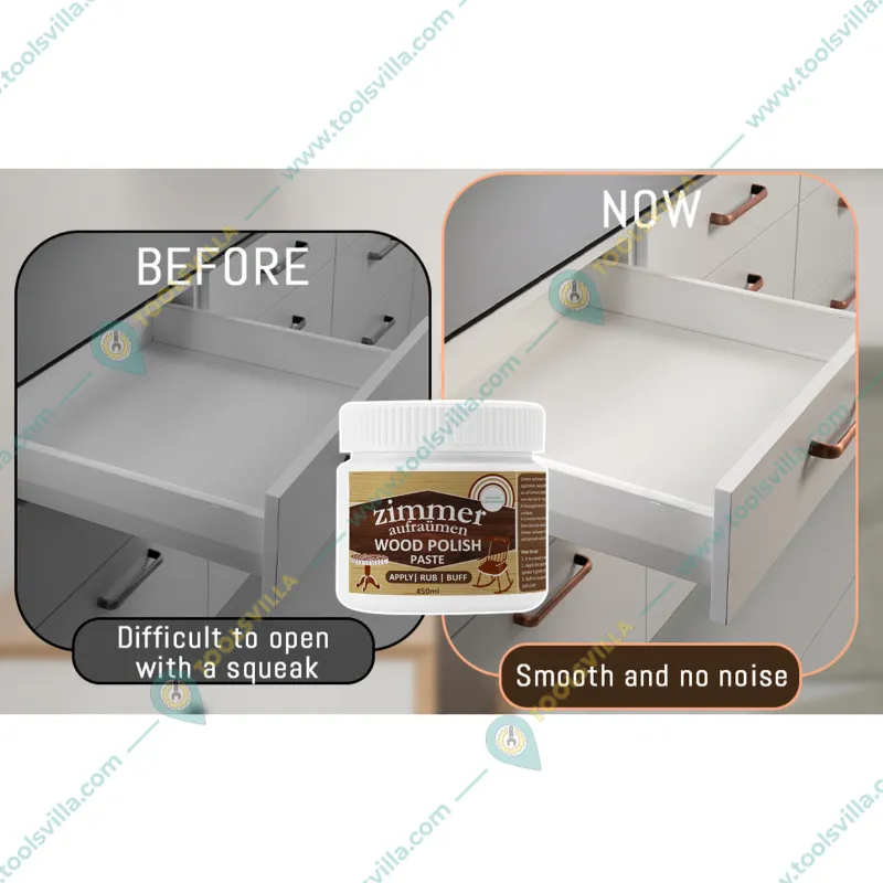 Zimmer Aufraumen (450 ml x 2 Pcs) Wood Polish Paste