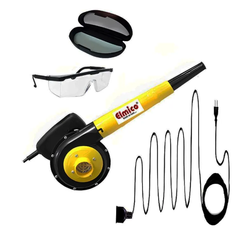 Elmico 450W Air Blower With 12 Feet Wire & Goggle (EB-2-12FT+GOOGLE) (6 Month Warranty)