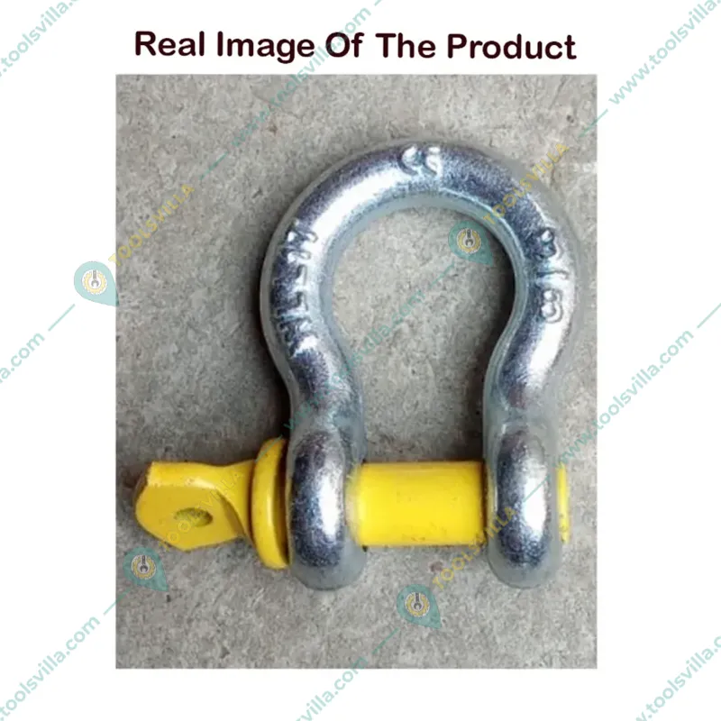 Premium Quality 4.75 Ton Pin Type Bow Shackle Screw (Pack of 5 Pcs)