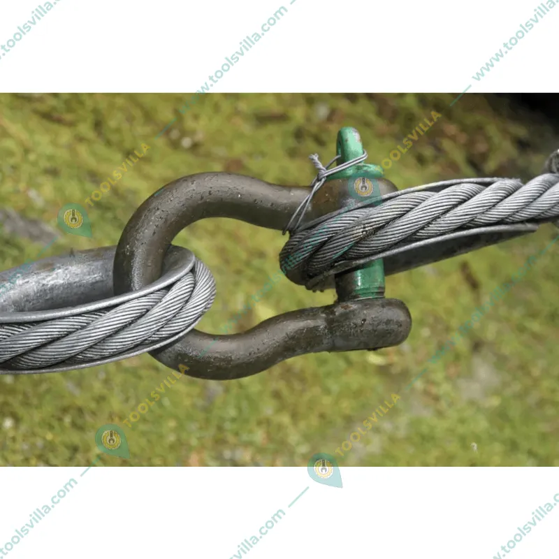 Premium Quality 4.75 Ton Pin Type Bow Shackle Screw (Pack of 5 Pcs)