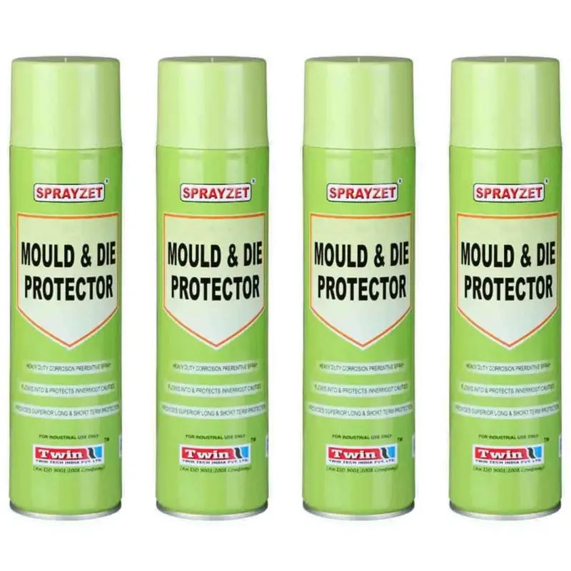 4 Pack of Sprayzet (700ml x 4pcs) Synthetic Oil Based Mould & Die Protector