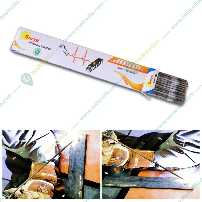 Surya 480 Pcs 4.00 mm x 450 mm Rod Size Welding Electrodes, 8G Gauge