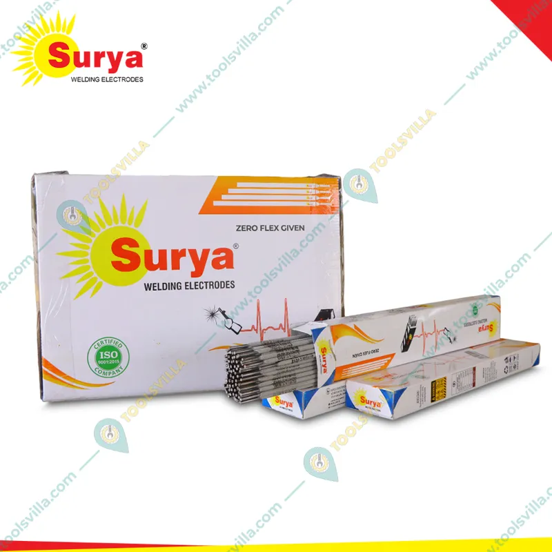 Surya 480 Pcs 4.00 mm x 450 mm Rod Size Welding Electrodes, 8G Gauge