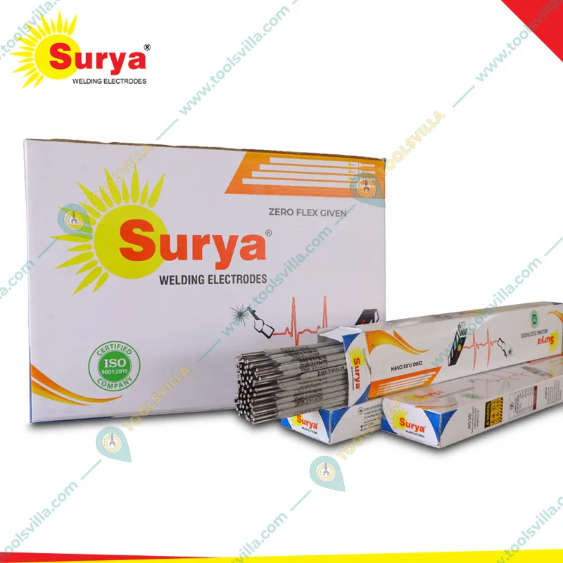 Surya 480 Pcs 4.00 mm x 450 mm Rod Size Welding Electrodes, 8G Gauge
