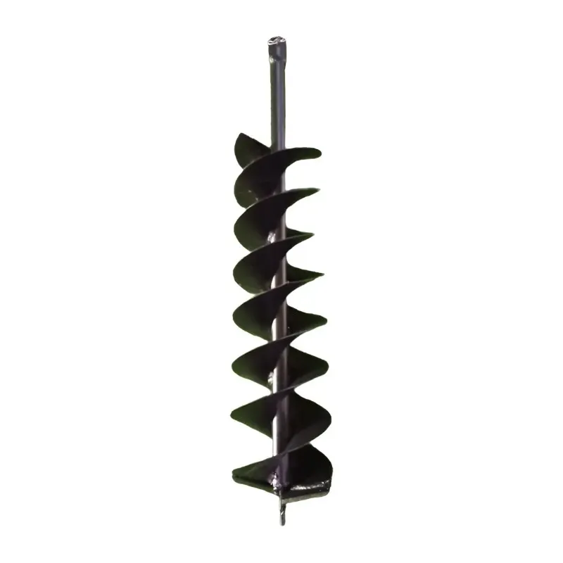 Zeyang 4 Inch Double Spiral Earth Auger Bit for 2 Stroke & 4 Stroke For Earth Auger/ Post Hole Digger Machine, EA-034