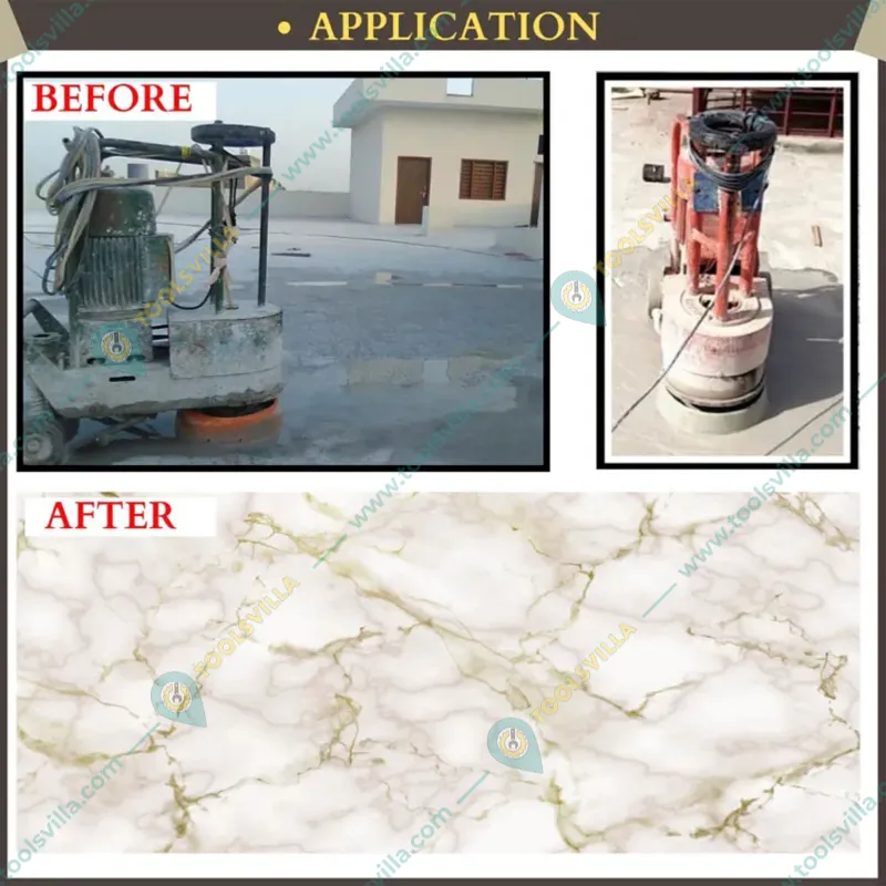 Heavy Duty 4 Belt, 3 HP Motor, 3 mm Body Thickness Floor Grinder and Polisher Machine with 1 Year Warranty