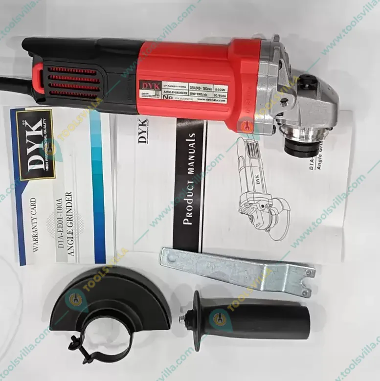 DYK 4 inch Waterproof 980W Angle Grinder,11000 RPM(D1A-EE01-100A)  