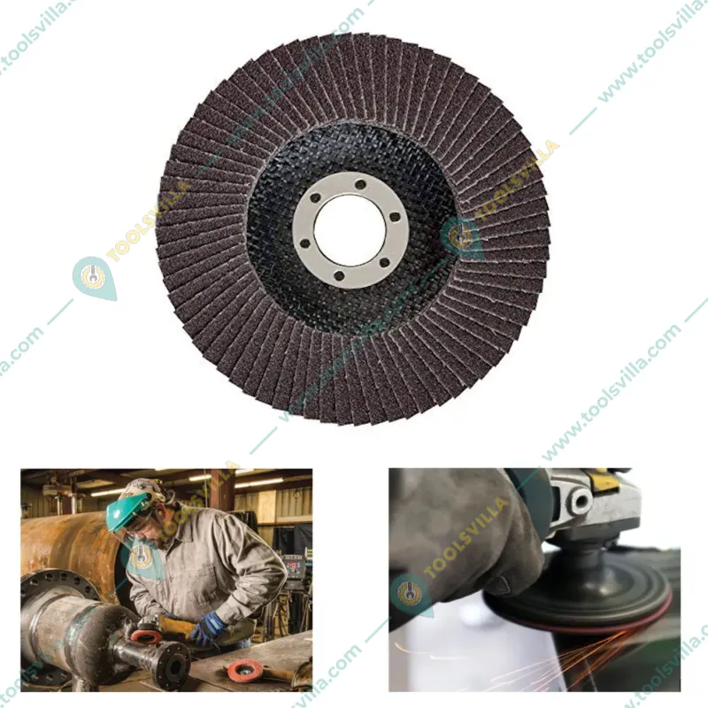Heavy Duty 4 Inch (100mm) Metal Flap Disc - 36 Grit (Pack of 20)