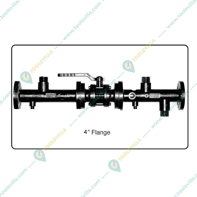 4 Inch PP Header Assembly Flange End Used in Drip Irrigation, Sprinkler Systems