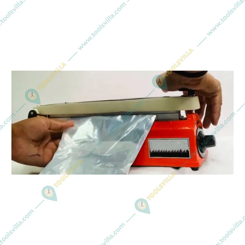 4 Lines Hot Bar Type 12 Inch Hand Sealer, 550W (for Laminated/Polyester pouches)