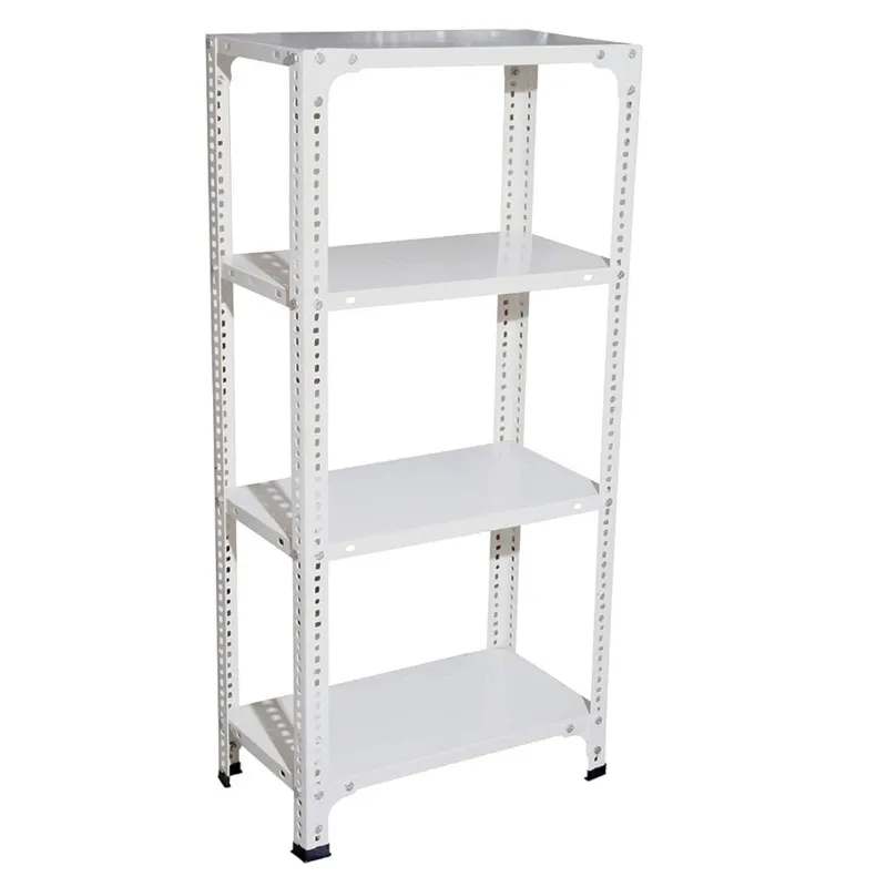 ALIJA 22 Gauge Slotted Angle Metal Rack (4 x 2 x 1 Ft. / 48 x 23 x 12 Inch) with 4 Shelves Storage Rack For Mulltipurpose Uses