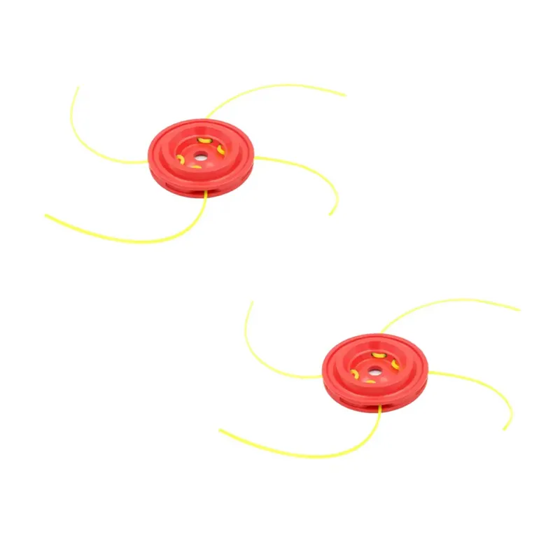 Heavy Duty BC 380, 4 Strings Red Metal Trimmer Head For All Types of Brush Cutter Suitable for Grass Trimming & Weed Cutting