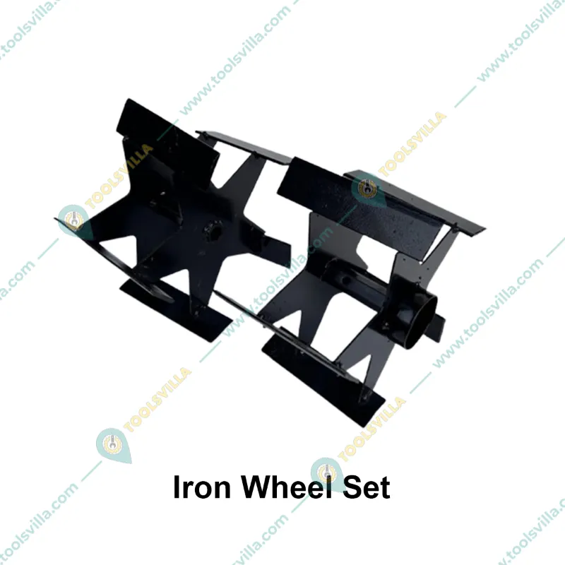 Double Wolf 4 Stroke 53.2 CC Mini Power Tiller With Free Iron Wheel and Ridger Attachment