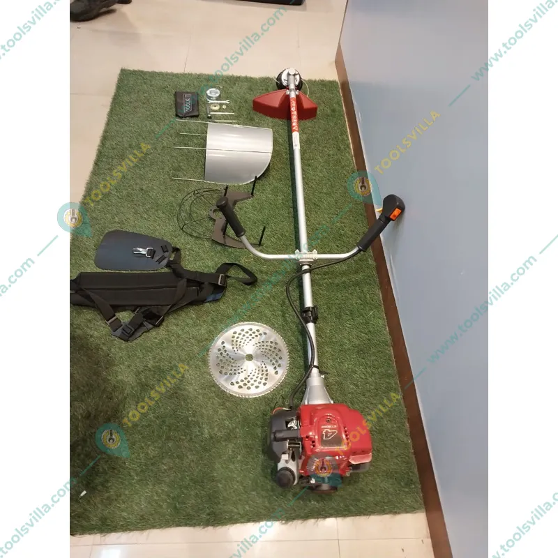 Rover RS-436, 4 Stroke Sidepack Brush Cutter with 2T,80T Blade and Tap&Go Attachment